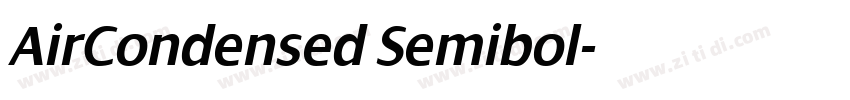 AirCondensed Semibol字体转换
